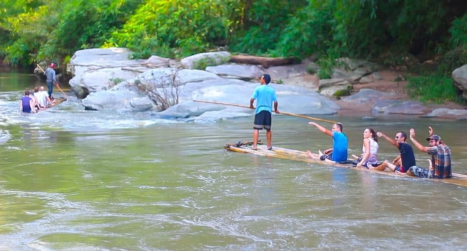 mae wang bamboo rafting adventure